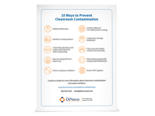 DiNovo cleanroom contamination Infographic-min-wide