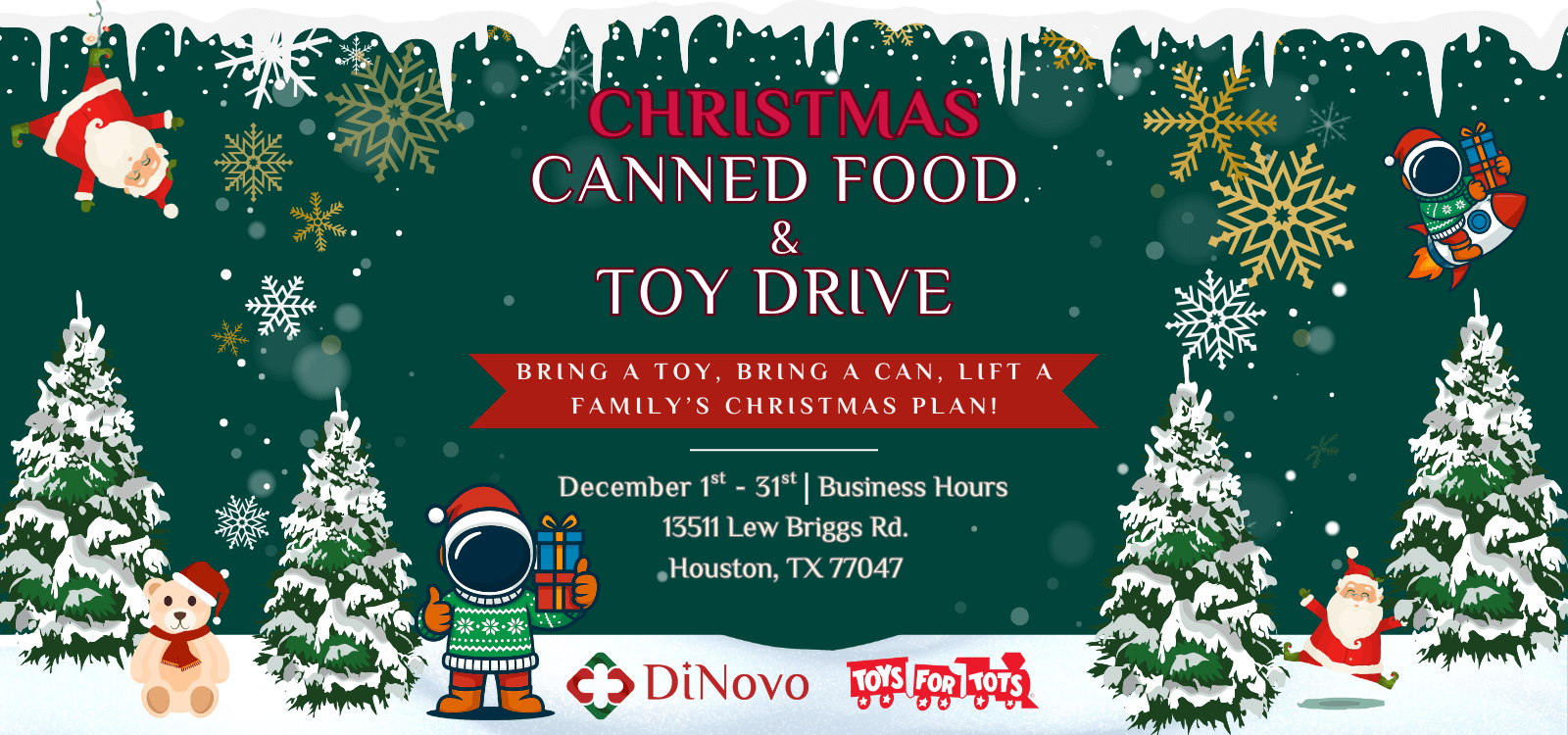Christmas Food & Toy Drive - Website Carousel Christmas Food & Toy Drive - Website Carousel